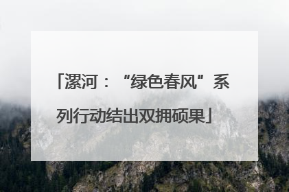 漯河：“绿色春风”系列行动结出双拥硕果