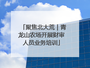 聚焦北大荒｜青龙山农场开展财审人员业务培训