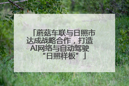 蘑菇车联与日照市达成战略合作，打造AI网络与自动驾驶“日照样板”