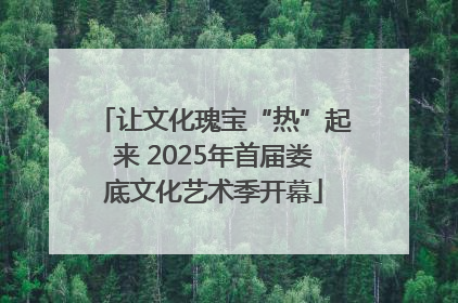 让文化瑰宝“热”起来 2025年首届娄底文化艺术季开幕