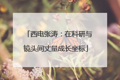 西电张涛：在科研与镜头间丈量成长坐标
