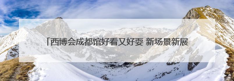 西博会成都馆好看又好耍 新场景新展品一网打尽“成都智造”｜西博视界