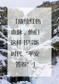赓续红色血脉，他们这样书写新时代“平安答卷”