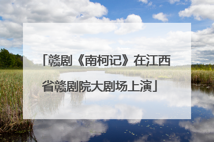 赣剧《南柯记》在江西省赣剧院大剧场上演