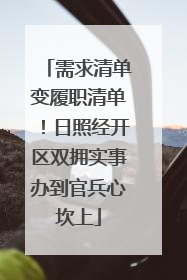 需求清单变履职清单！日照经开区双拥实事办到官兵心坎上