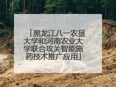 黑龙江八一农垦大学和河南农业大学联合攻关智能施药技术推广应用