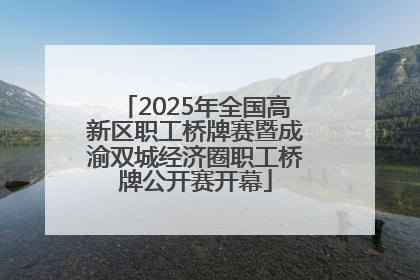 2025年全国高新区职工桥牌赛暨成渝双城经济圈职工桥牌公开赛开幕