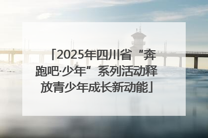 2025年四川省“奔跑吧·少年”系列活动释放青少年成长新动能