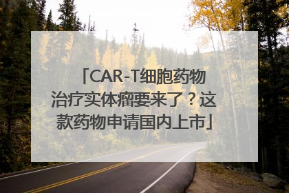 CAR-T细胞药物治疗实体瘤要来了？这款药物申请国内上市